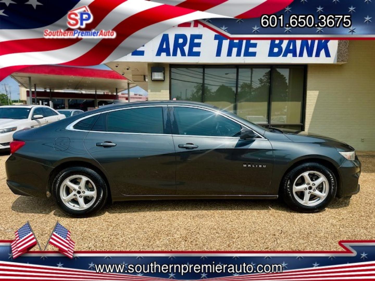 2017 GRAY CHEVROLET MALIBU LS (1LS) (1G1ZB5ST9HF) , located at 922 W. Beacon St., Philadelphia, MS, 39350, (601) 650-3675, 32.770447, -89.127151 - Photo#6